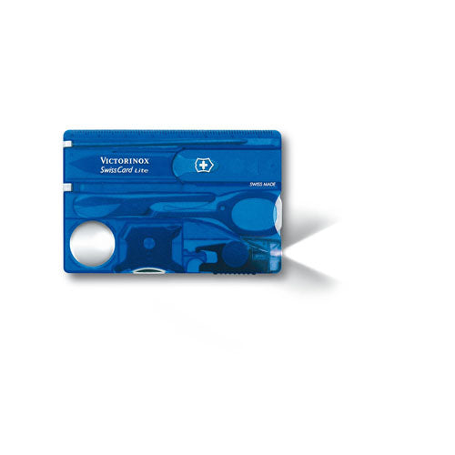 Victorinox Swiss Card Lite - Multitool Med Ficklampa Kreditkortsformat - VÄLJ FÄRG