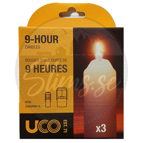 UCO 3-pack Parafinljus Till Original Candle Lantern Och Candlelier