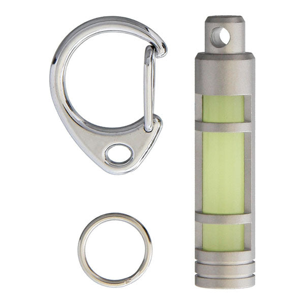 TEC Accessories Embrite Glow Fob Stainless Glow In The Dark Markör
