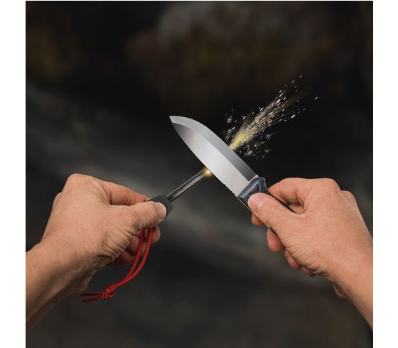 Victorinox Outdoor Master Mic L - Fastbladskniv Med Eldstål Och Kydexfodral