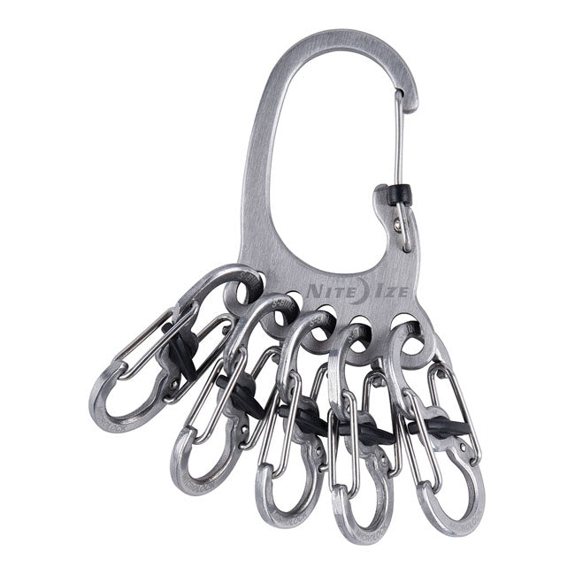 Nite Ize Bigfoot Keyrack Locker - Karbinhake Med Karbinhakar För Nycklar Och EDC