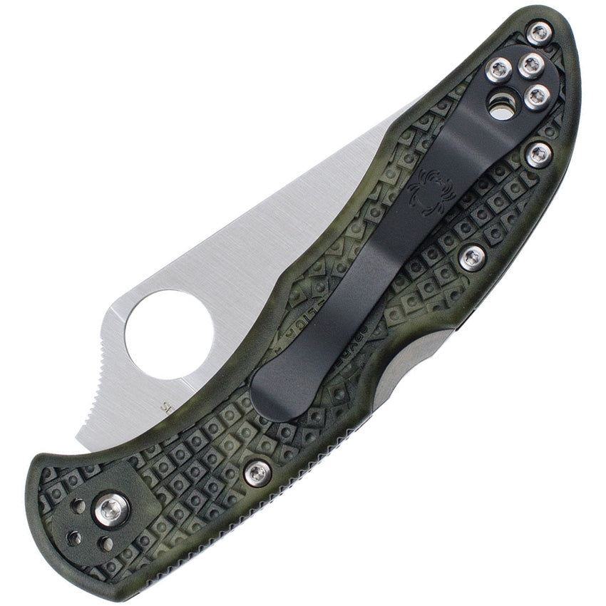 Spyderco Delica 4 VG-10 FRN Zome Green
