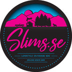 SLIMS.SE Logo Sticker 8 cm - Olika Varianter