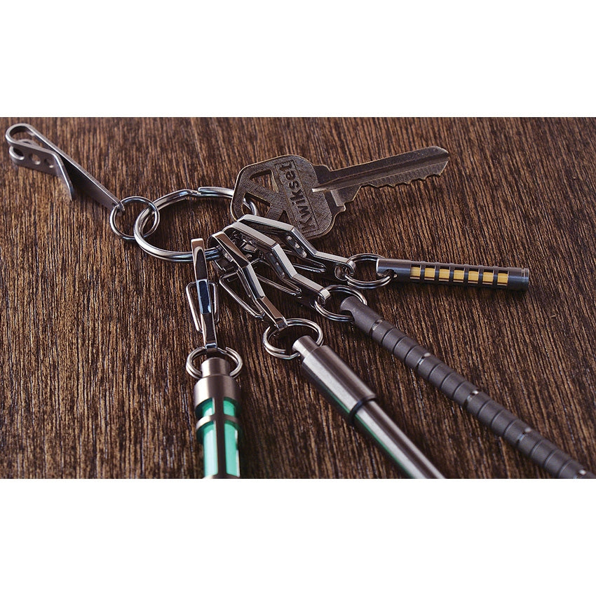 TEC Accessories Python Clip 28mm Titan - Karbinhake För EDC och Nycklar - VÄLJ FÄRG