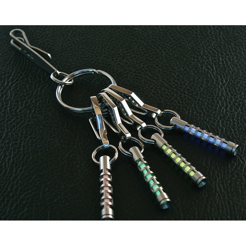 TEC Accessories Python Clip 28mm Titan - Karbinhake För EDC och Nycklar - VÄLJ FÄRG