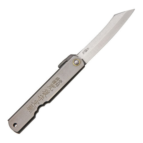 Higonokami Triple Layered SK Folder Black- Fällkniv Av SK5 Kolstål Och Rostfritt Stål