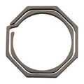 Flytanium Ti Octagonal Keyring Åttakantig Nyckelring Av Titan