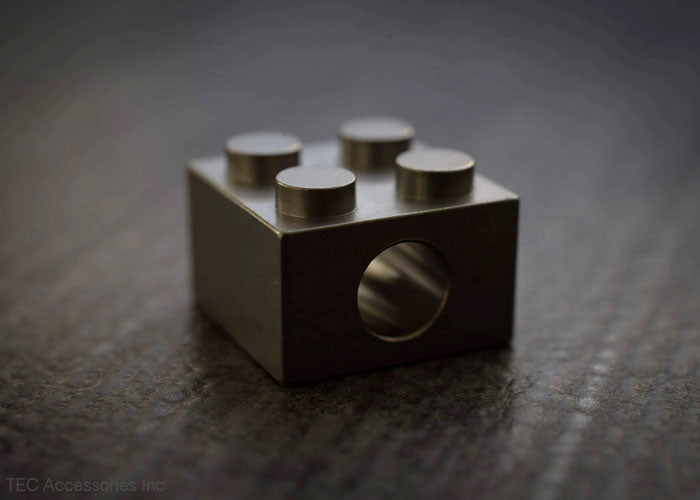 TEC Accessories T-Brick Titanium Lanyard Bead