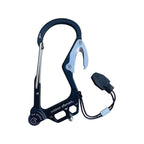 Outdoor Element Fire Escape Carabiner - Karbinhake Med Gnisttändare, Bältesskärare, Glaskross M.m