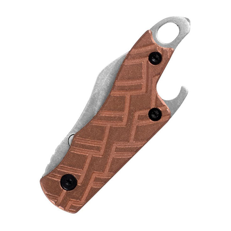 Kershaw Cinder Linerlock Copper Fällkniv med kapsylöppnare