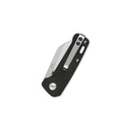QSP Knife Mini Penguin Dark Brown 14C28N Micarta Fällkniv