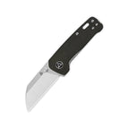 QSP Knife Mini Penguin Dark Brown 14C28N Micarta Fällkniv