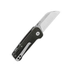 QSP Knife Mini Penguin Dark Brown 14C28N Micarta Fällkniv