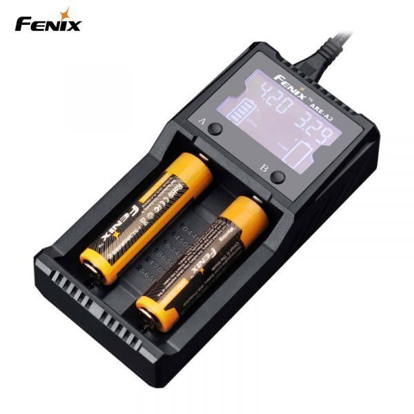 Fenix Batteriladdare ARE-A2 Tvåkanals Smart Laddare