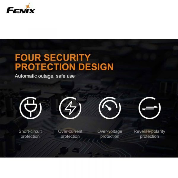 Fenix Batteriladdare ARE-A2 Tvåkanals Smart Laddare