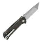 QSP Grebe T Button Lock Brown Micarta