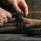 We Knife Co Ltd Paracord Bracelet Green - Paracordarmband Med Visselpipa