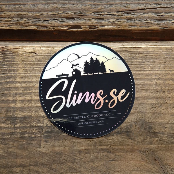 SLIMS.SE Logo Sticker 8 cm - Olika Varianter