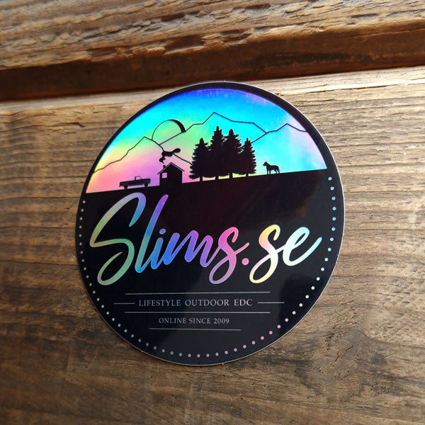 SLIMS.SE Logo Sticker 8 cm - Olika Varianter