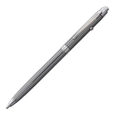 Fisher Space Pen Shuttle Spacepen Black Grid Chrome