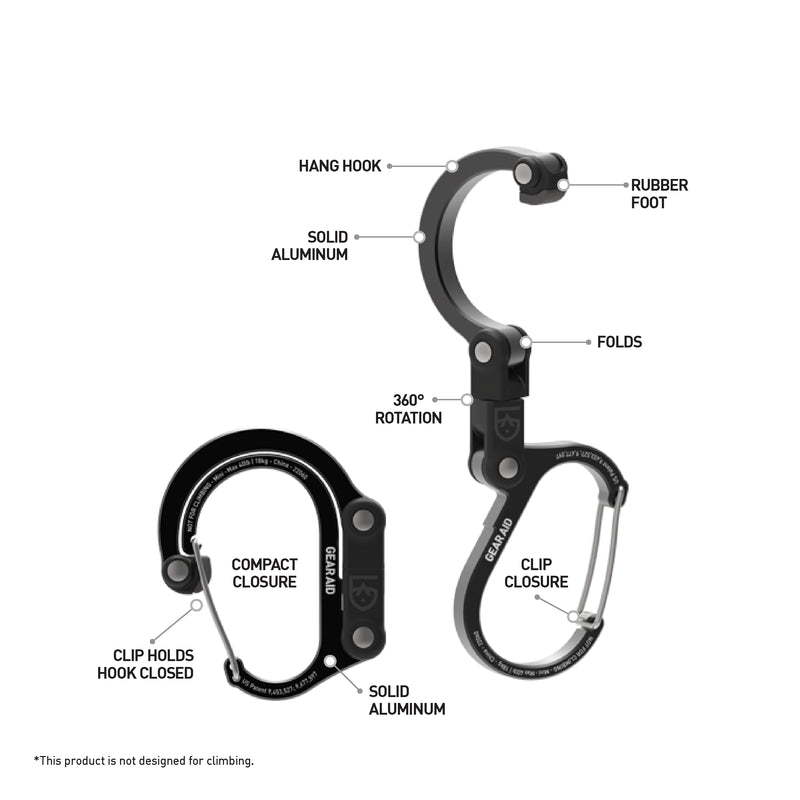 Gear Aid Heroclip - Karbinhake - Mini