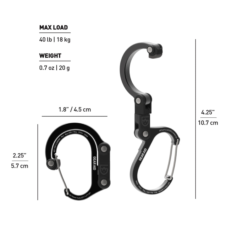 Gear Aid Heroclip - Karbinhake - Mini