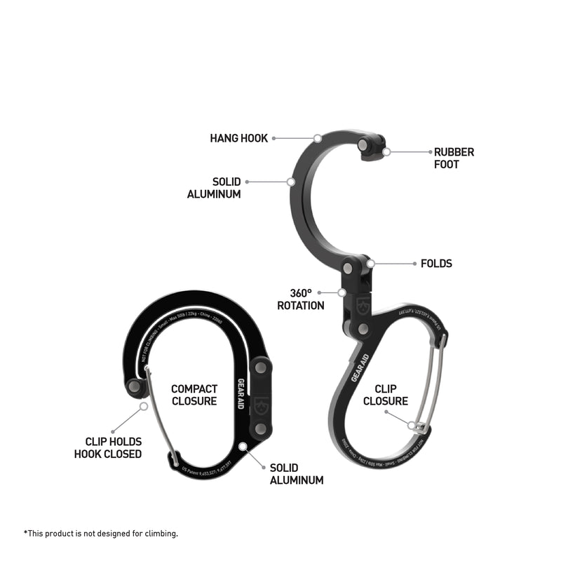 Gear Aid Heroclip - Karbinhake - Small