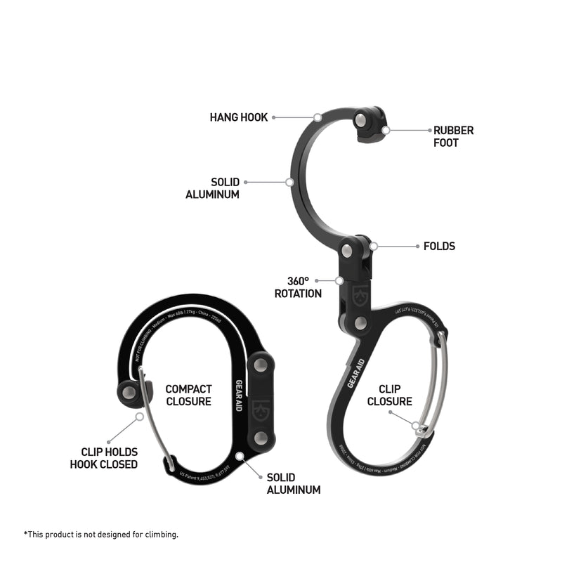 Gear Aid Heroclip - Karbinhake - Medium