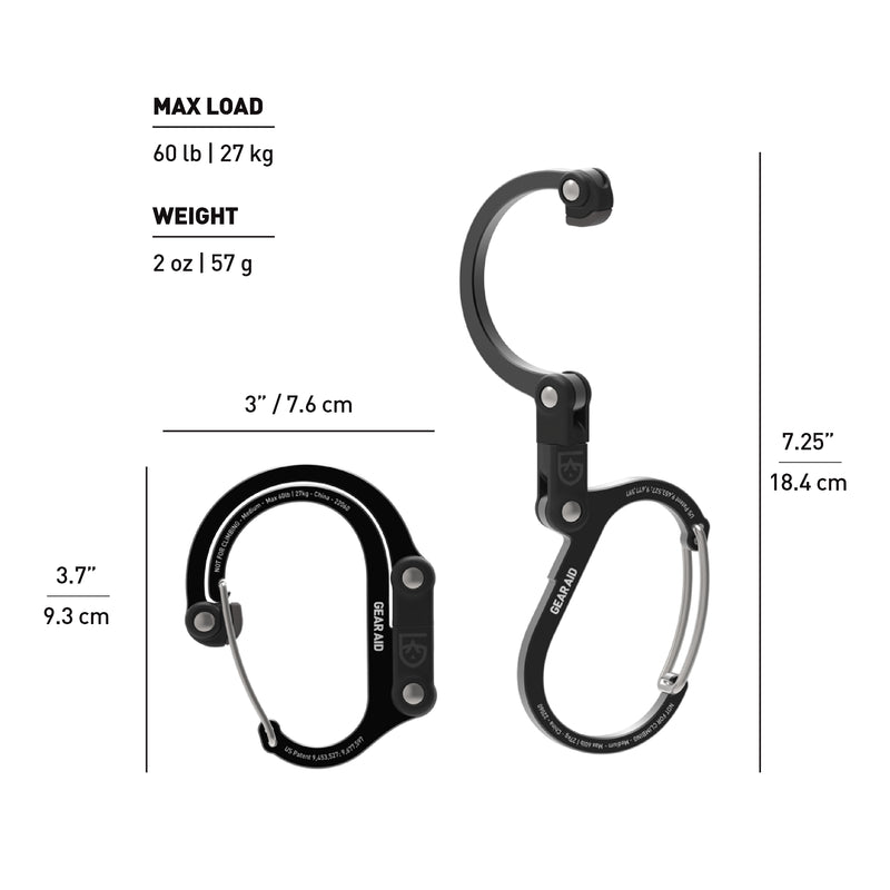 Gear Aid Heroclip - Karbinhake - Medium
