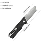 Kubey Knife Avenger Linerlock Tanto G10