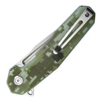 Kubey Knife Carve Nest Tanto Linerlock G10 AUS-10 - Digital Camo