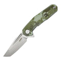 Kubey Knife Carve Nest Tanto Linerlock G10 AUS-10 - Digital Camo