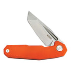 Kubey Knife Carve Nest Tanto Linerlock AUS-10 G10 - Orange