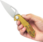Kubey Knife Coeus Linerlock D2 Ultem