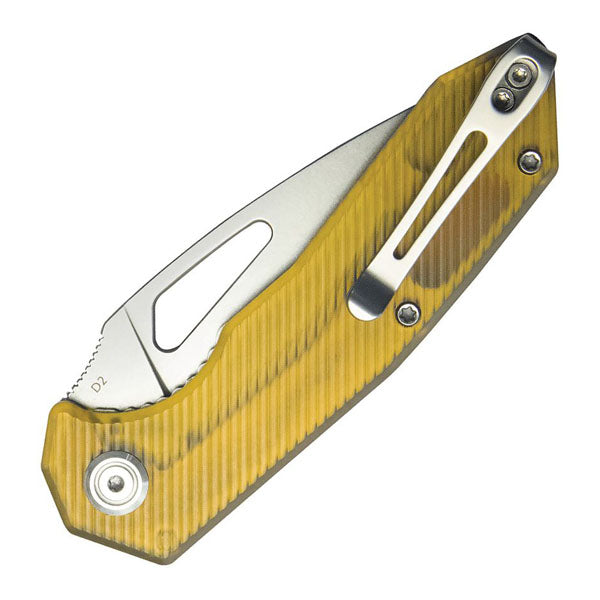 Kubey Knife Coeus Linerlock D2 Ultem