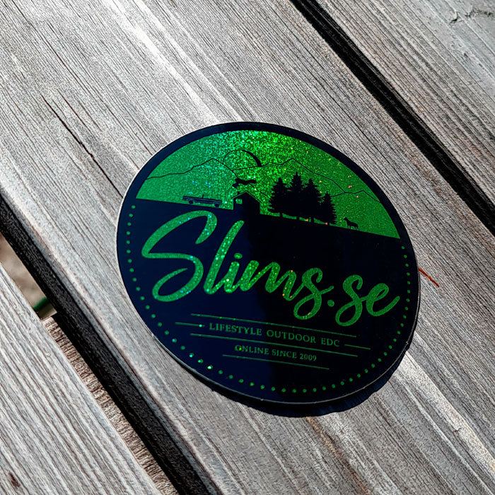 SLIMS.SE Logo Sticker 8 cm - Olika Varianter
