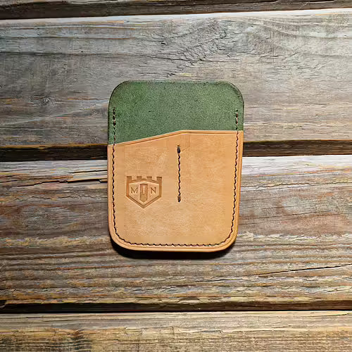 MIN Leathercraft Double Organizer Plus - EDC-Organizer Av Läder - VÄLJ FÄRG