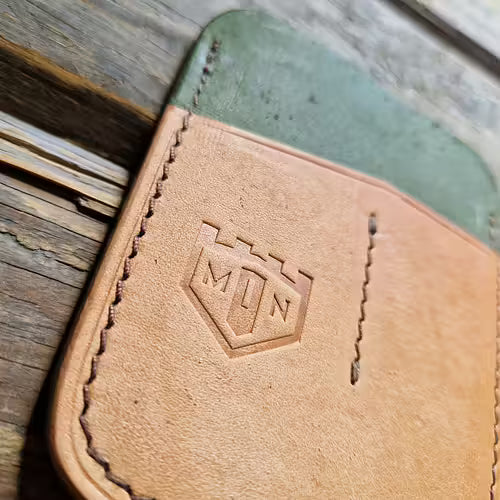 MIN Leathercraft Double Organizer Plus - EDC-Organizer Av Läder - VÄLJ FÄRG