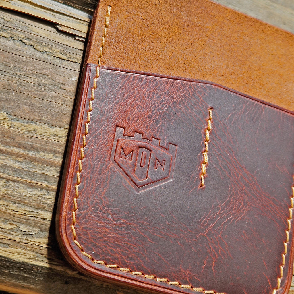 MIN Leathercraft Double Organizer Plus - EDC-Organizer Av Läder - VÄLJ FÄRG