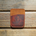 MIN Leathercraft Double Organizer Plus - EDC-Organizer Av Läder - VÄLJ FÄRG