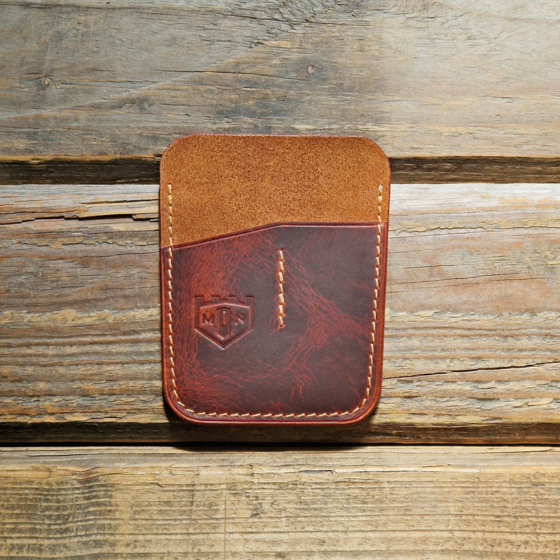 MIN Leathercraft Double Organizer Plus - EDC-Organizer Av Läder - VÄLJ FÄRG