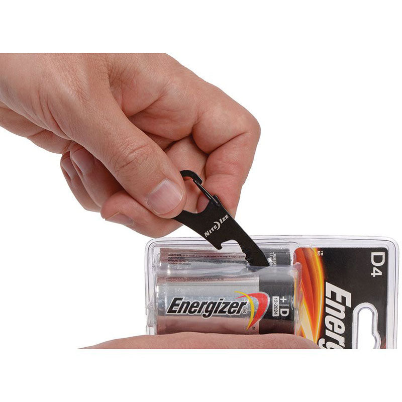 Nite Ize DoohicKey ClipKey Pry Bar Multiverktyg Och Kapsylöppnare Med Karbinhake