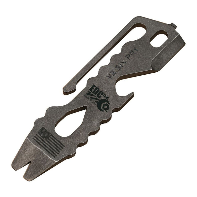 EDC Tool Co. Pry Bar Multi Tool 3" Tumbled Titanium