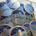 SLIMS.SE Logo Sticker 8 cm - Olika Varianter