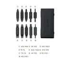 NexTool Multi Tool Bit Kit - 10 Stycken Dubbelsidiga Bits Till Multitools Med Förvaringsbox