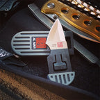Al Mar Stinger Keyring Knife  Liten fastbladskniv med fodral och nyckelring - SLIMS.SE