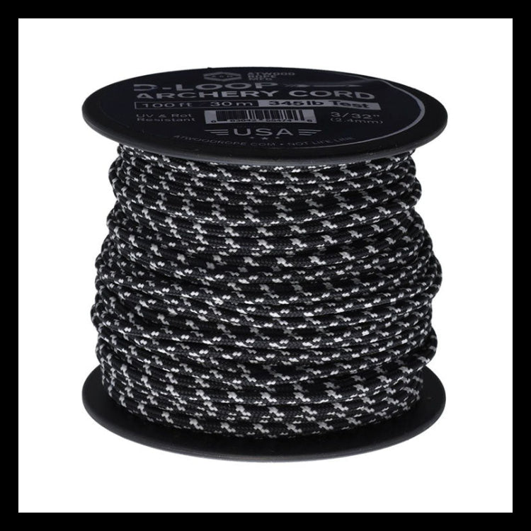 Atwood Rope MFG D-Loop Archery Cord 100 Ft - VÄLJ FÄRG