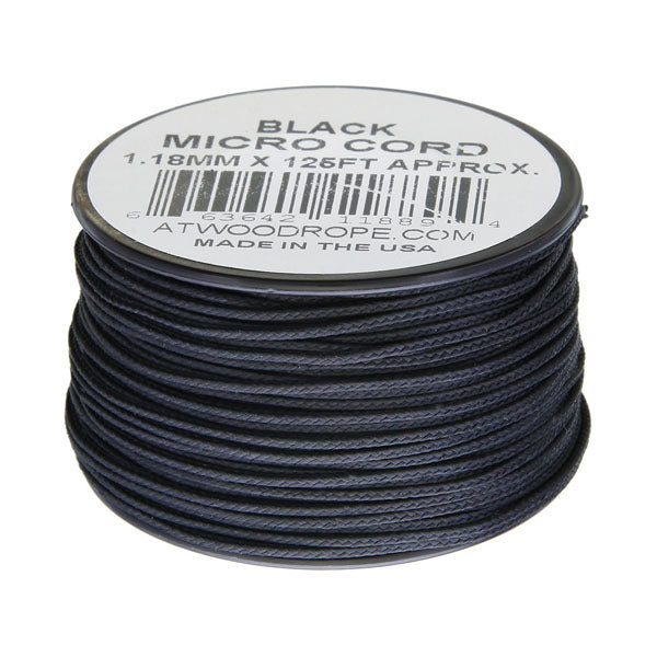 Atwood Rope MFG Micro Cord Paracord 125 Ft - VÄLJ FÄRG