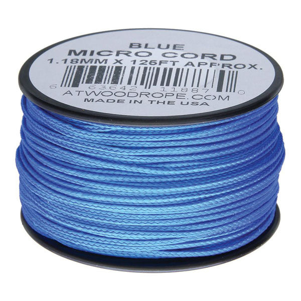Atwood Rope MFG Micro Cord Paracord 125 Ft - VÄLJ FÄRG
