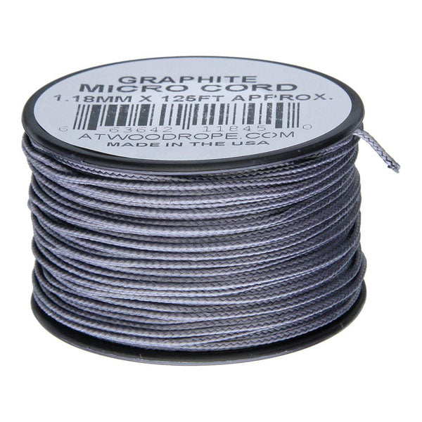 Atwood Rope MFG Micro Cord Paracord 125 Ft - VÄLJ FÄRG